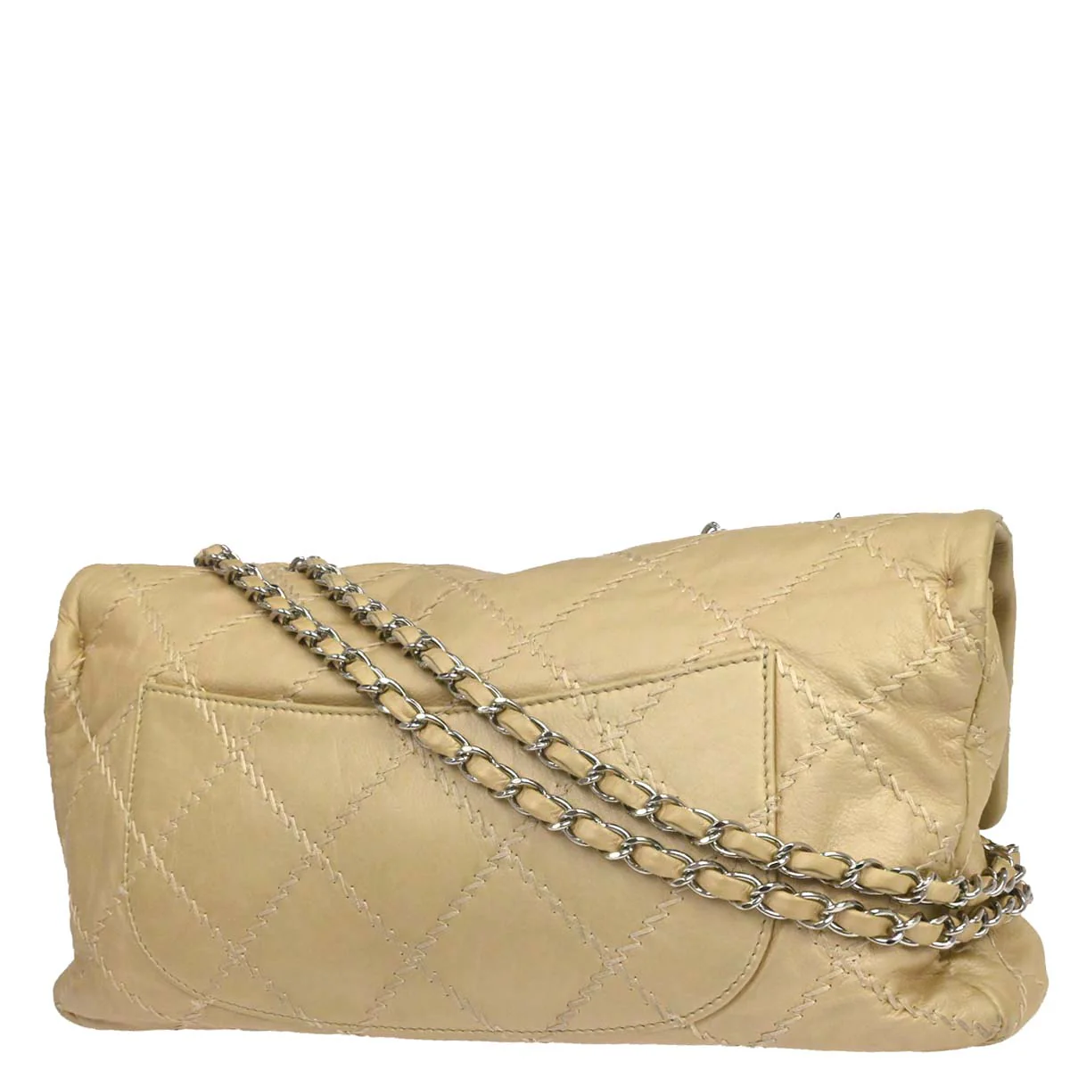 Chanel 2011 Gold Lambskin Ultra Stitch Shoulder Bag - Image 2
