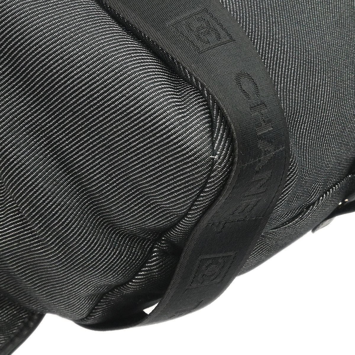 Chanel 2005-2006 Black Canvas Sport Line Duffle 2way Shoulder Handbag - Image 7