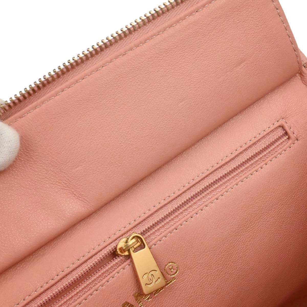 Chanel 2000-2002 Pink Caviar Skin Tote Chain Handbag - Image 16