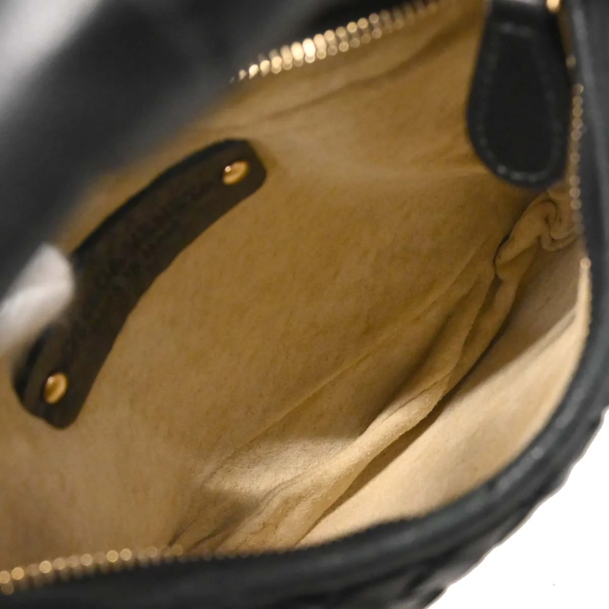 Bottega Veneta Black Lambskin Intrecciato Hobo Handbag - Image 15