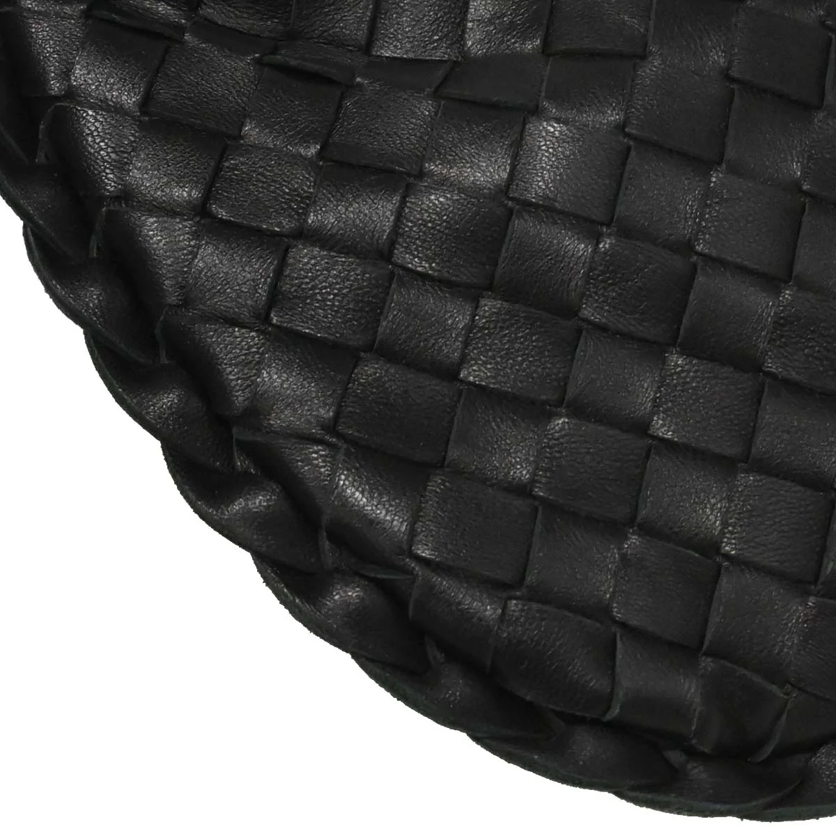Bottega Veneta Black Lambskin Intrecciato Hobo Handbag - Image 3