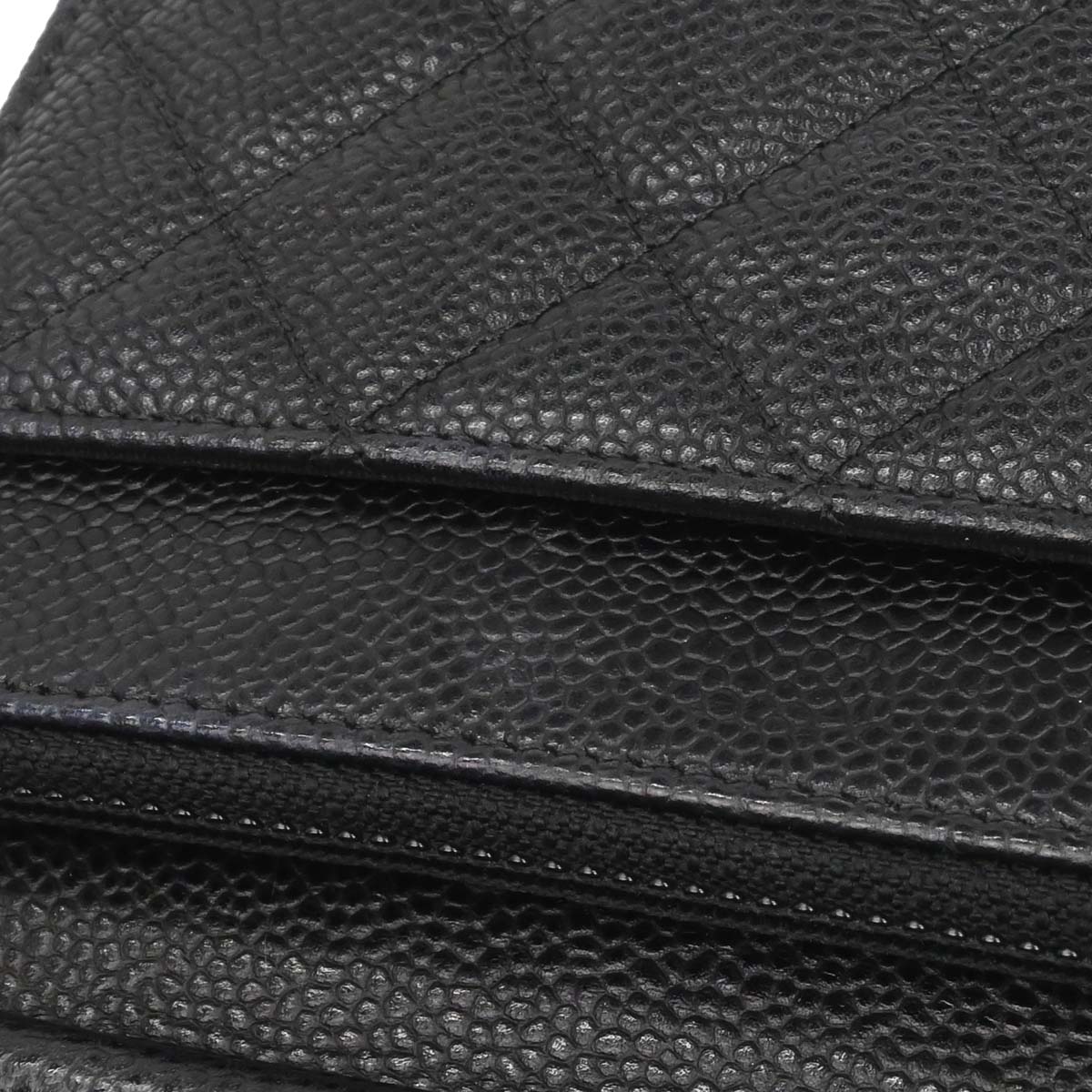 Chanel Black Caviar Classic WOC Wallet on Chain Bag - Image 18