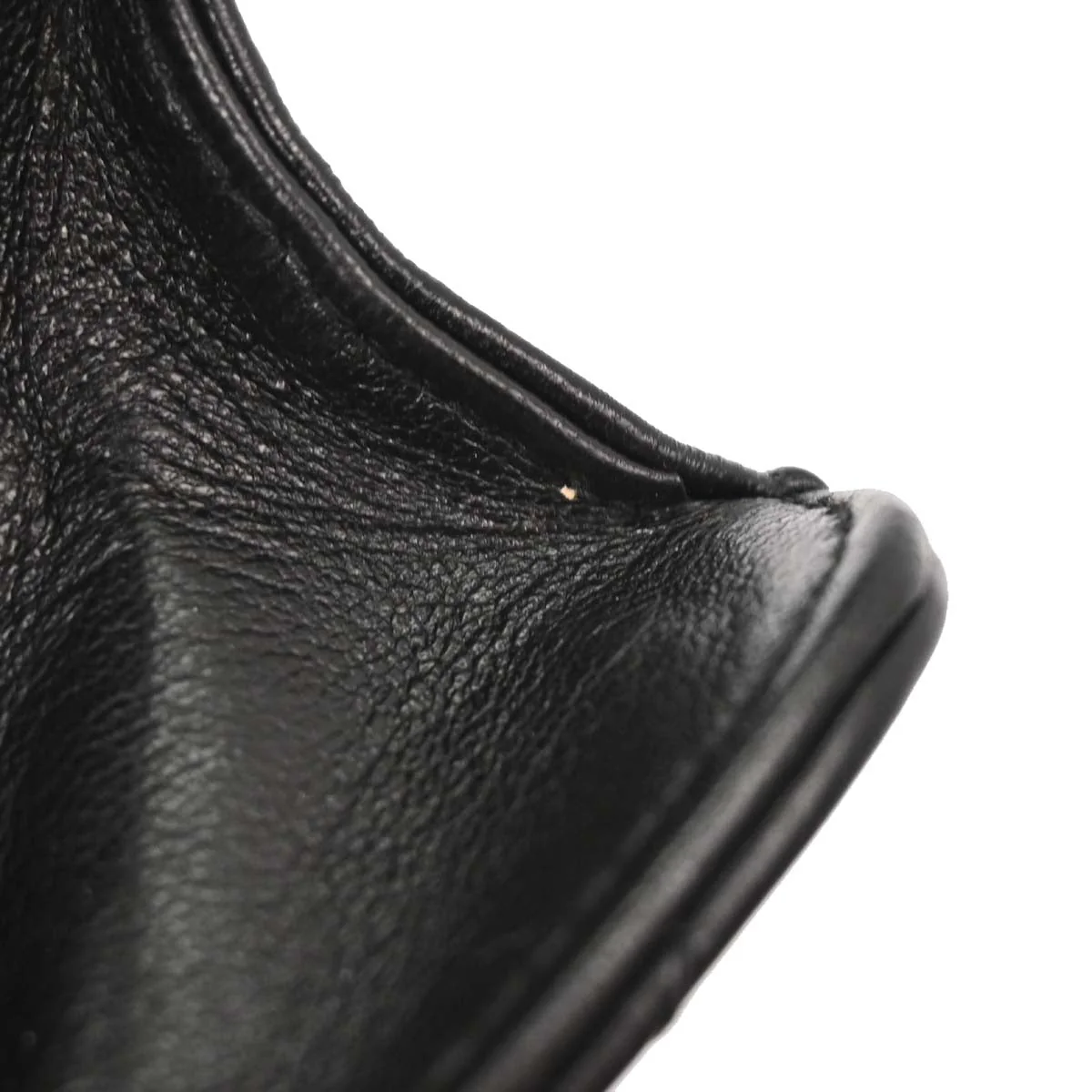 Chanel Black Lambskin Pushlock Mini Full Flap Shoulder Bag - Image 10