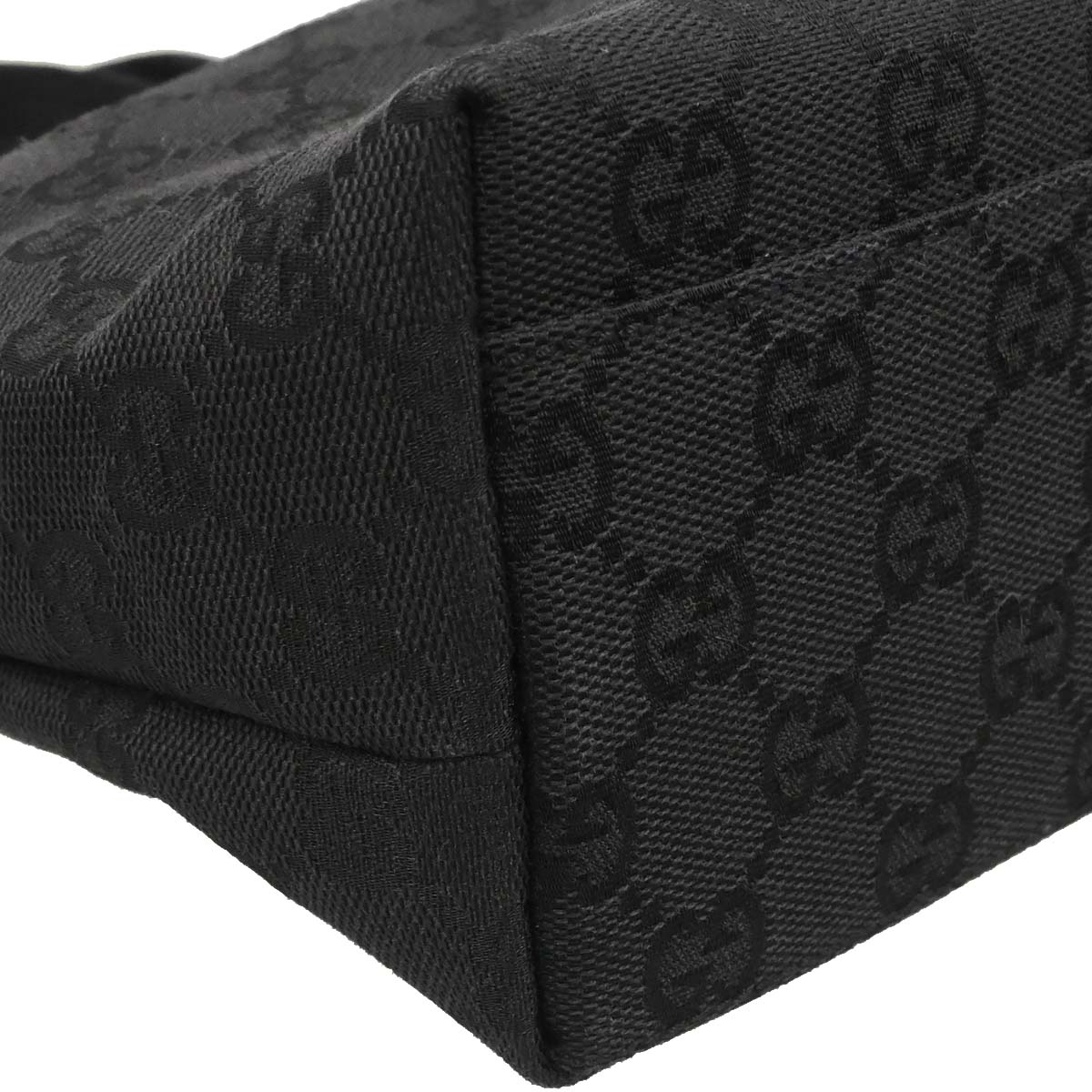 Gucci Black Canvas GG Tote Handbag - Image 4