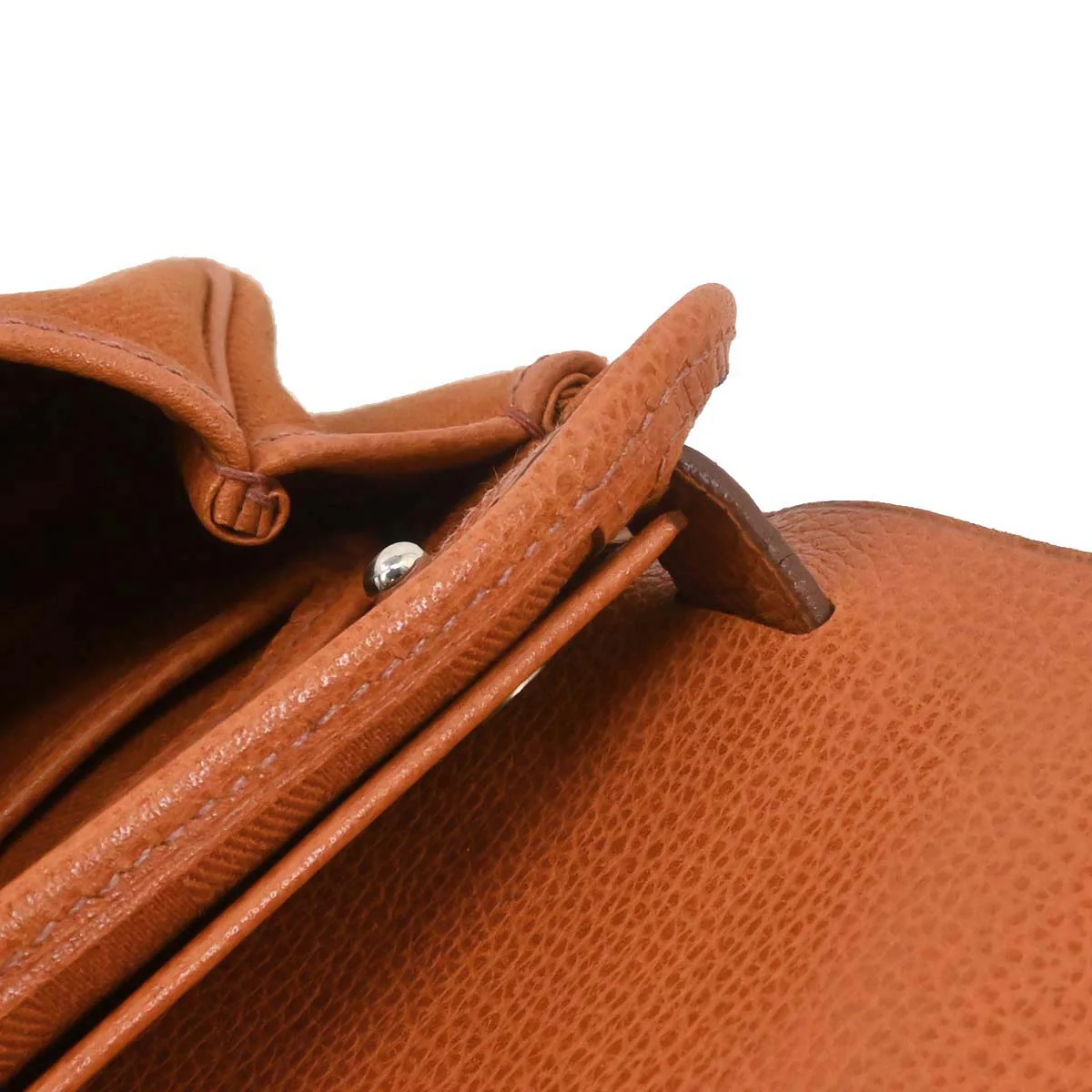 Hermes Orange Toile Vache Liegee Sac Colorado PM Shoulder Bag - Image 16