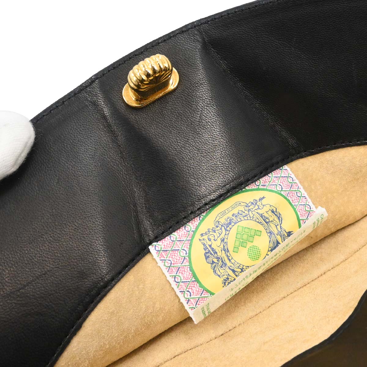 Bottega Veneta Black Lambskin Intrecciato Clutch Bag - Image 16