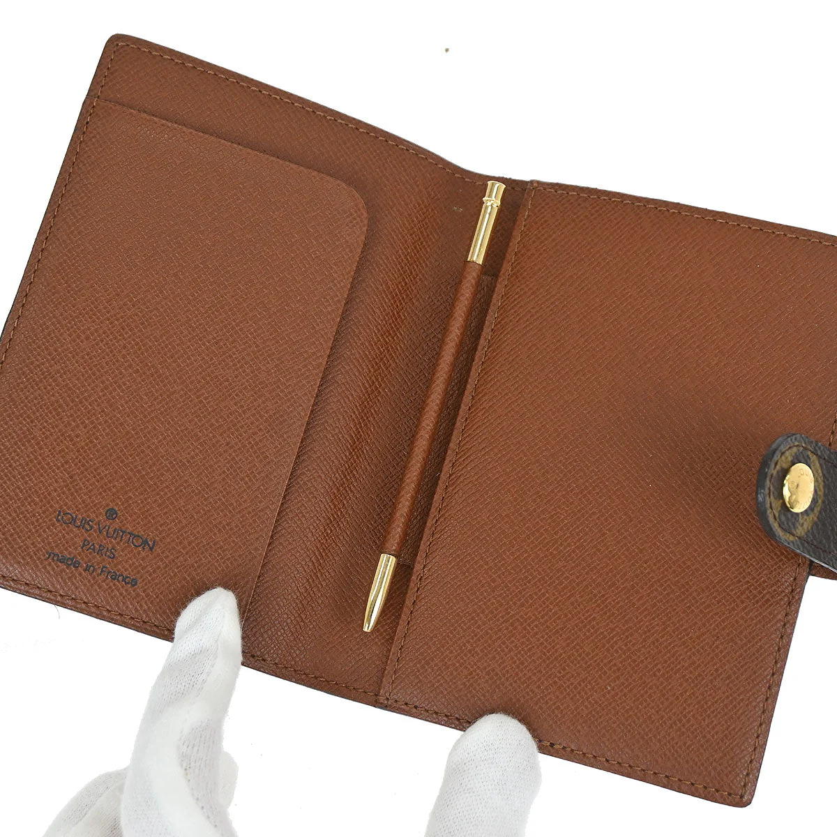Louis Vuitton Monogram Etui Palm PDA Day Planner Cover M63028 - Image 9