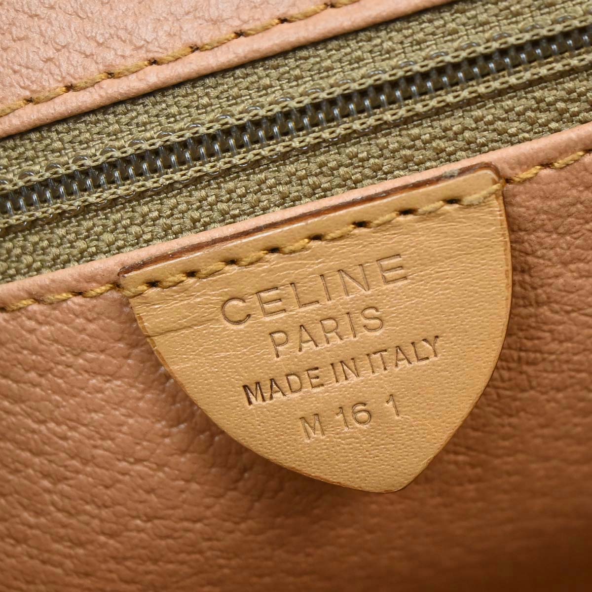 Celine Brown PVC Macadam Shoulder Bag - Image 21