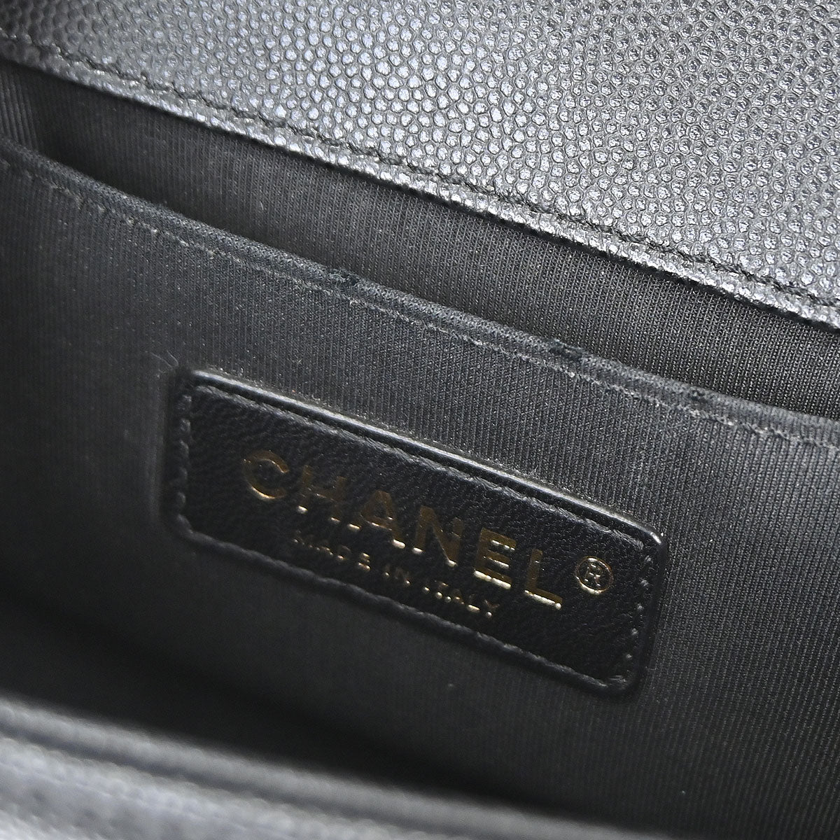 Boy Chanel 2019 Black Caviar Small Chain Shoulder Bag - Image 16