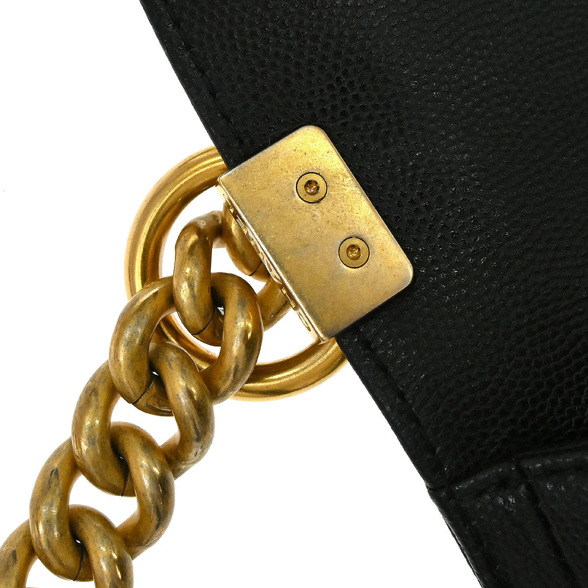 Boy Chanel 2019 Black Caviar Small Chain Shoulder Bag - Image 19