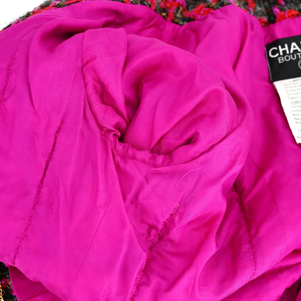 Chanel Setup Suit Jacket Skirt Pink 29 #36 - Image 7
