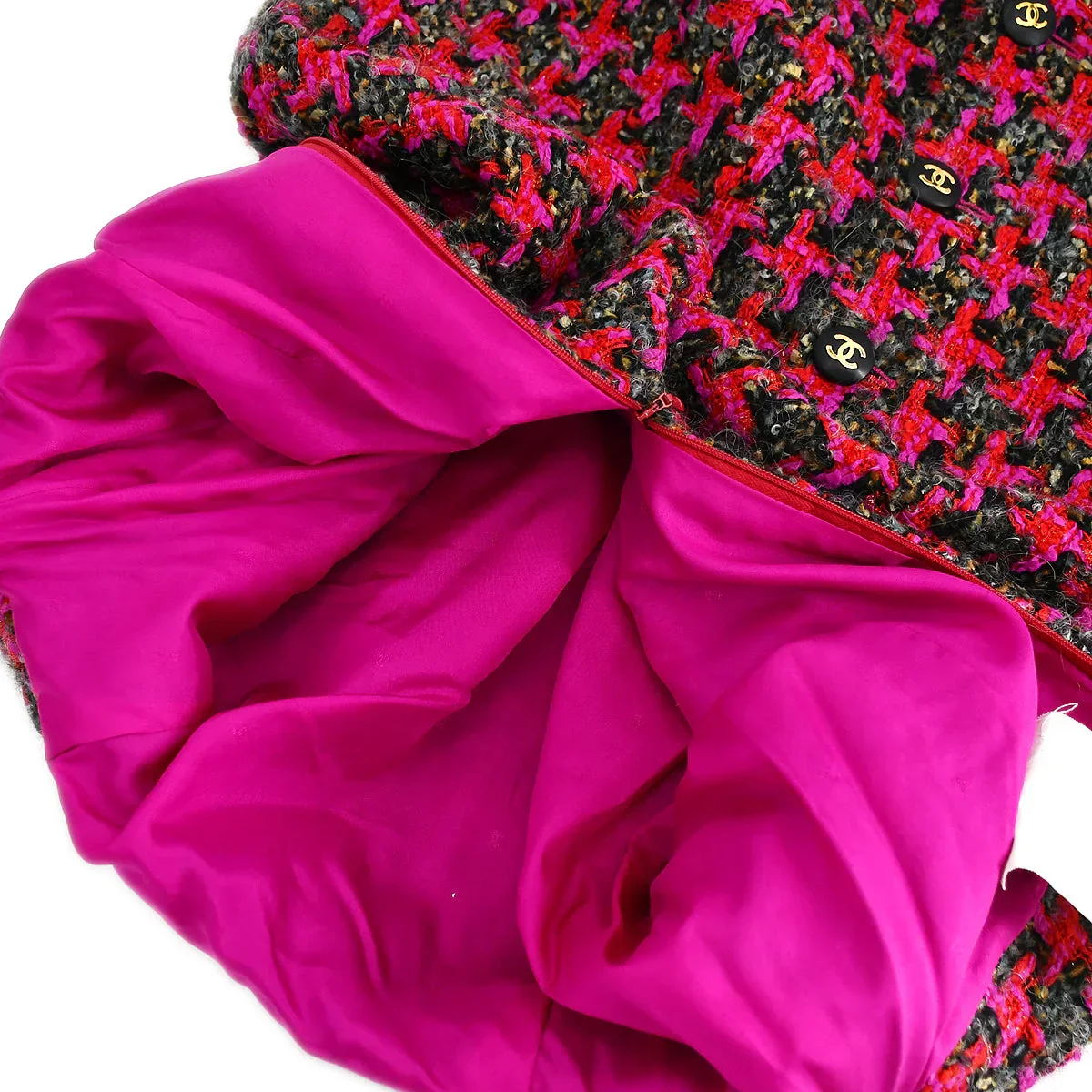 Chanel Setup Suit Jacket Skirt Pink 29 #36 - Image 8