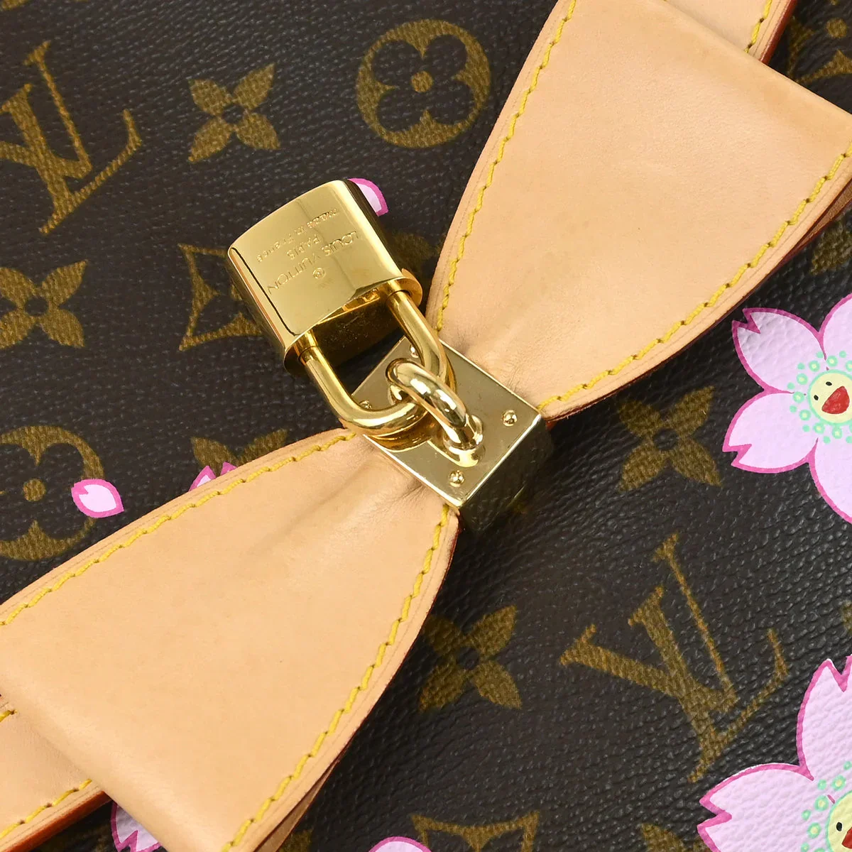 Louis Vuitton 2003 Monogram Cherry Blossom Sac Retro PM Handbag M92012 - Image 4