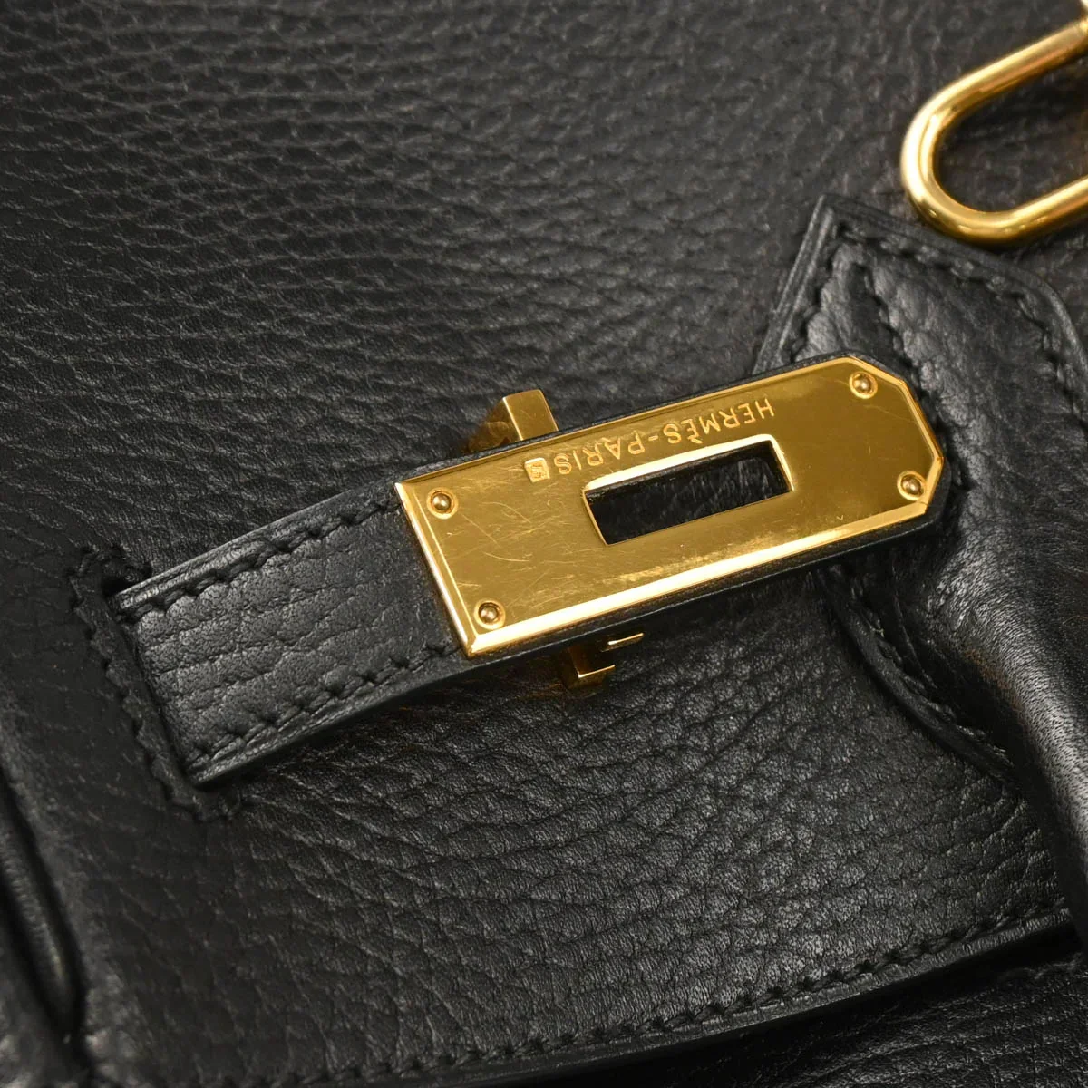 Hermes 2003 Black Ardennes Birkin 30 Handbag - Image 8