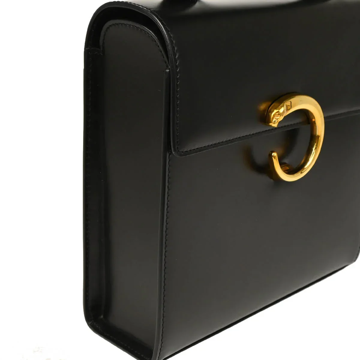 Cartier Black Leather Panthere 2way Shoulder Handbag - Image 3