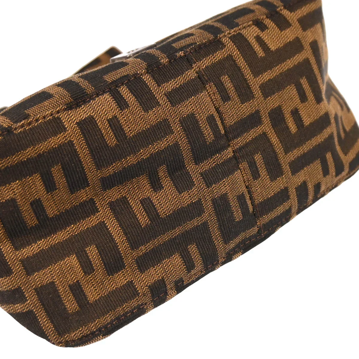 Fendi 2002 Brown Zucca Handbag - Image 5