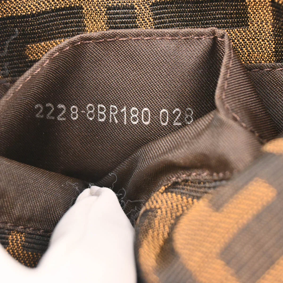 Fendi 2002 Brown Zucca Handbag - Image 9