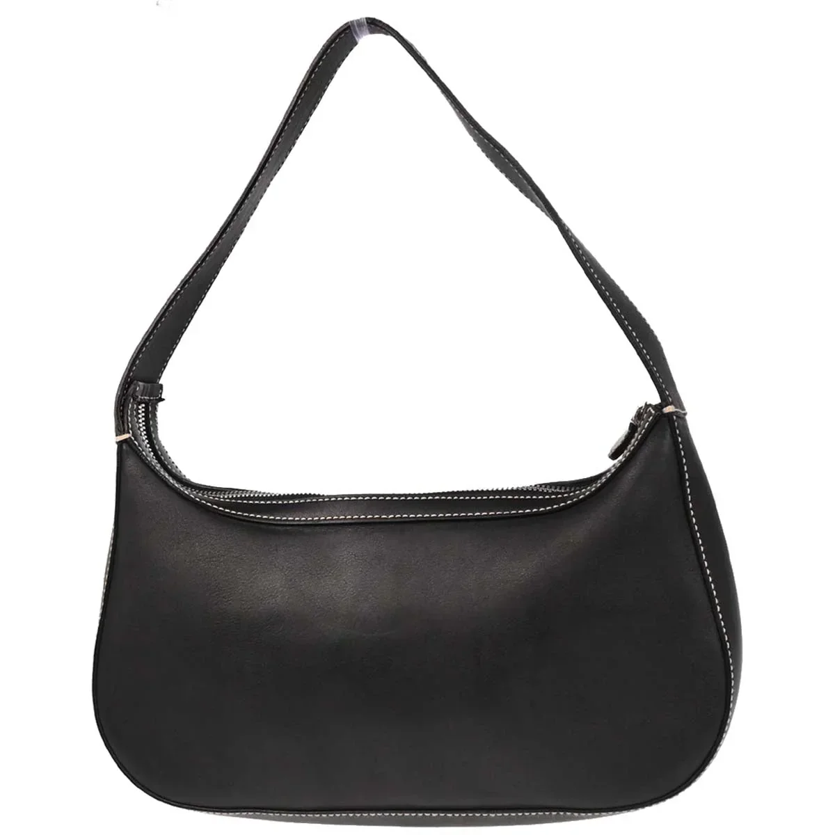 Salvatore Ferragamo Black Leather Handbag - Image 2