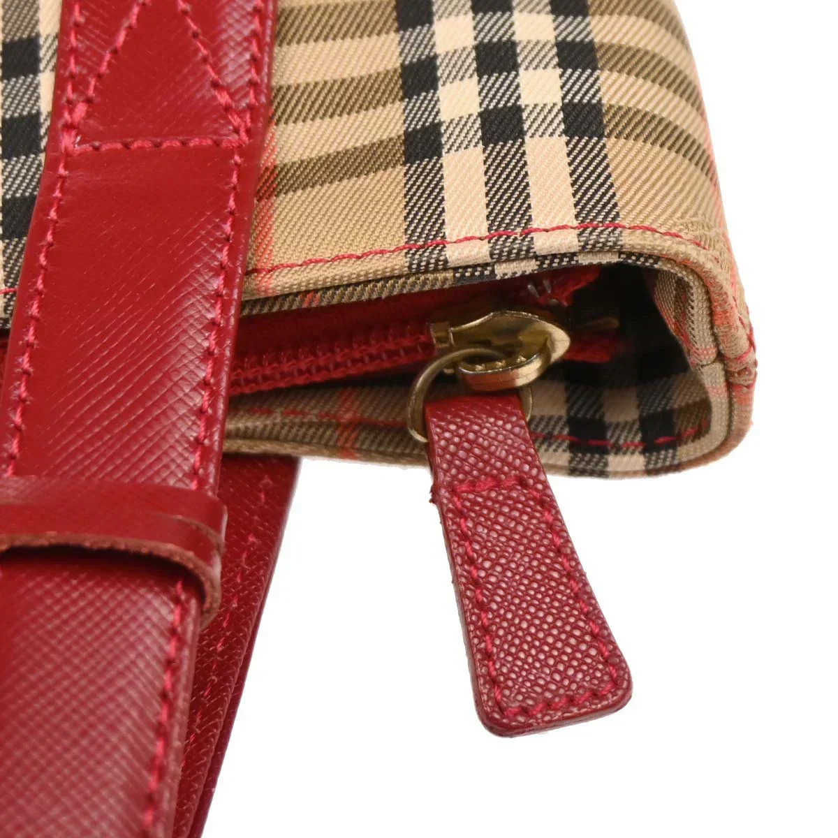 Burberry Beige House Check Tote Handbag - Image 7