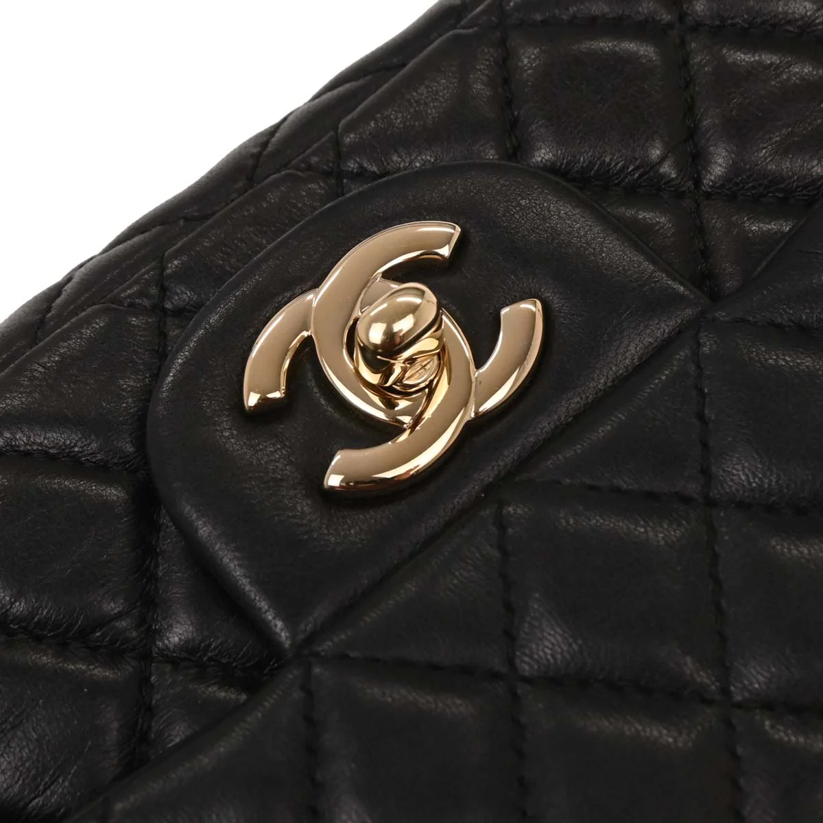 Chanel Black Lambskin Valentine East West Shoulder Bag - Image 5