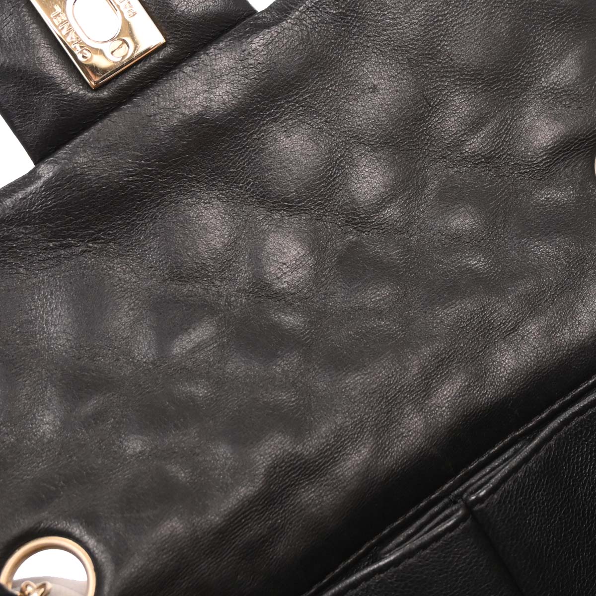 Chanel Black Lambskin Valentine East West Shoulder Bag - Image 6
