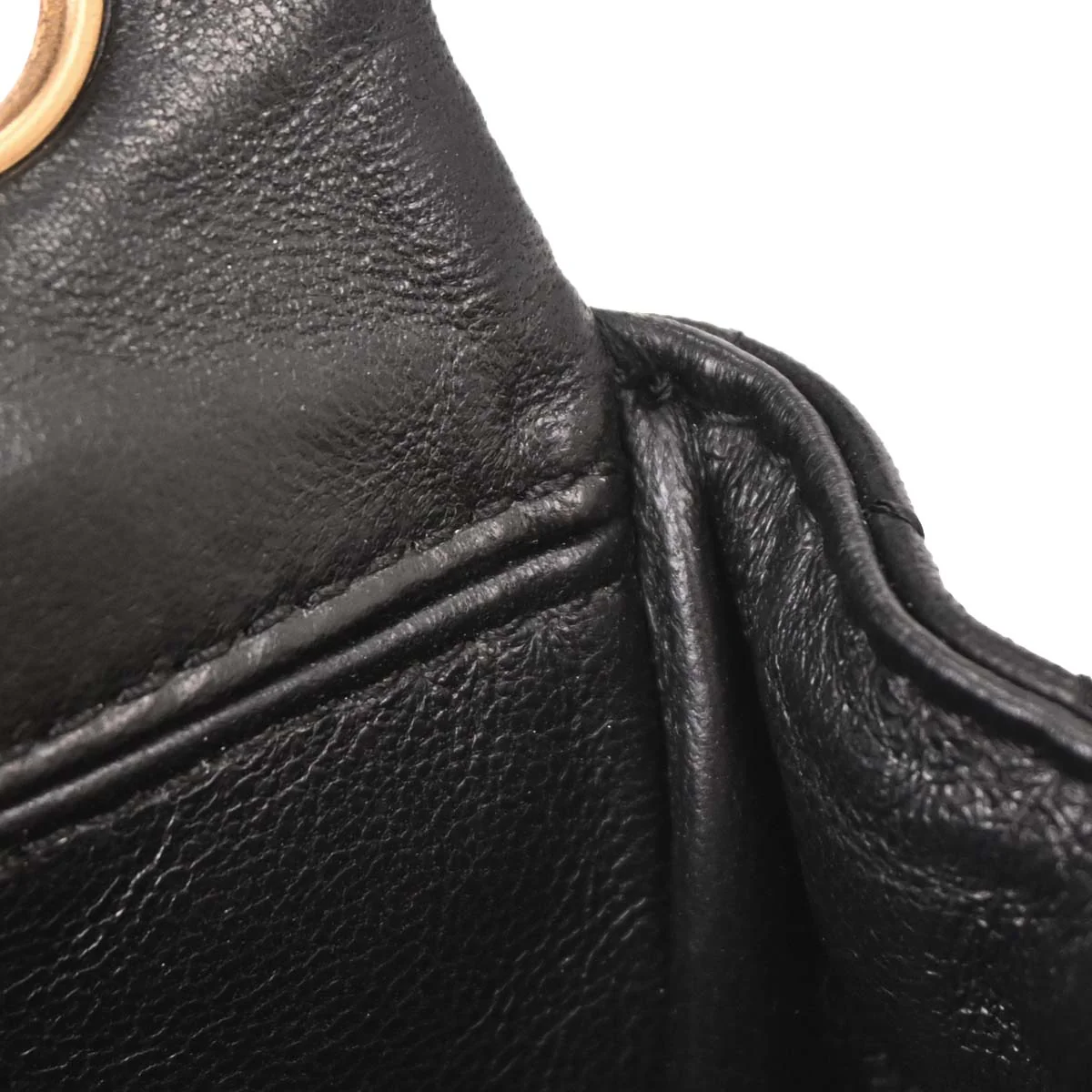 Chanel Black Lambskin Valentine East West Shoulder Bag - Image 8