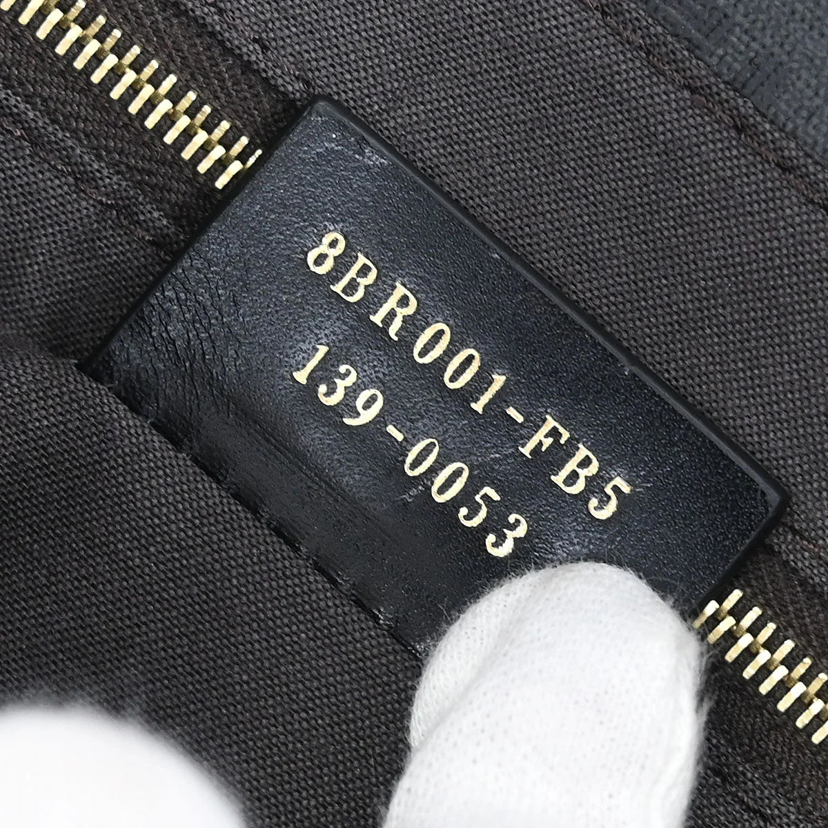 Fendi Gray Zucchino Mamma Baguette Handbag - Image 10