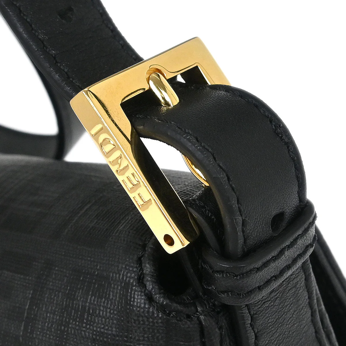 Fendi Gray Zucchino Mamma Baguette Handbag - Image 5