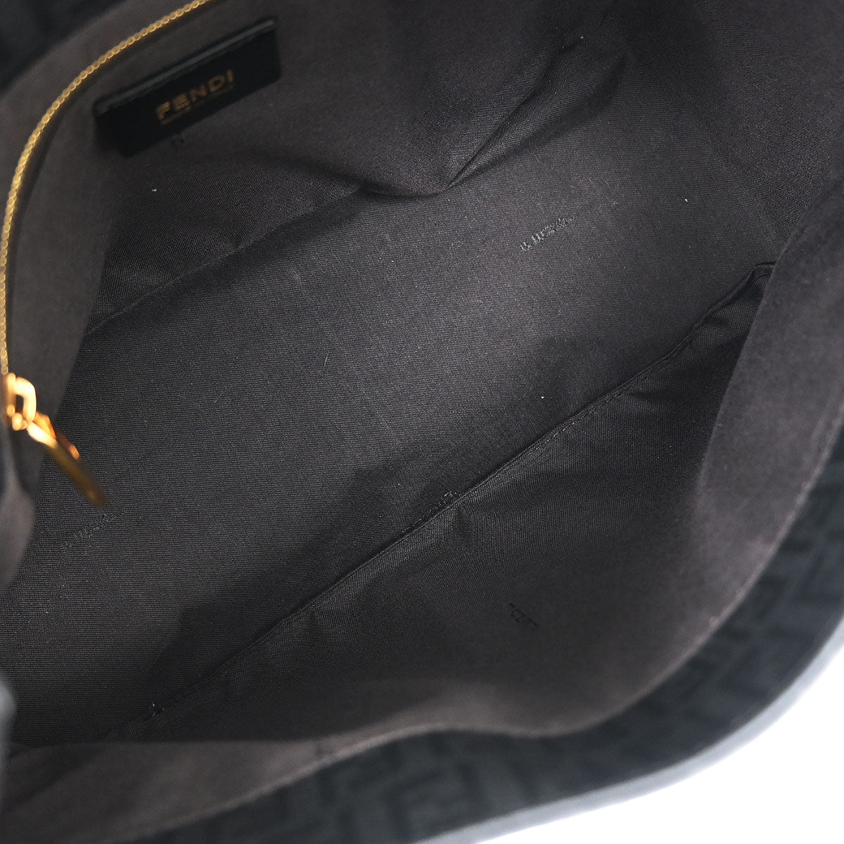 Fendi Gray Zucchino Mamma Baguette Handbag - Image 8