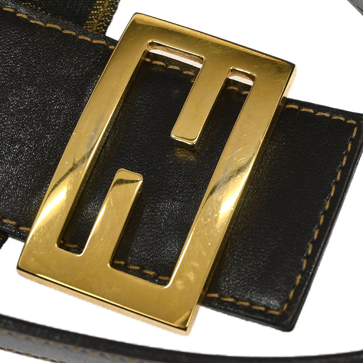 Fendi Brown Canvas Zucca Handbag - Image 10