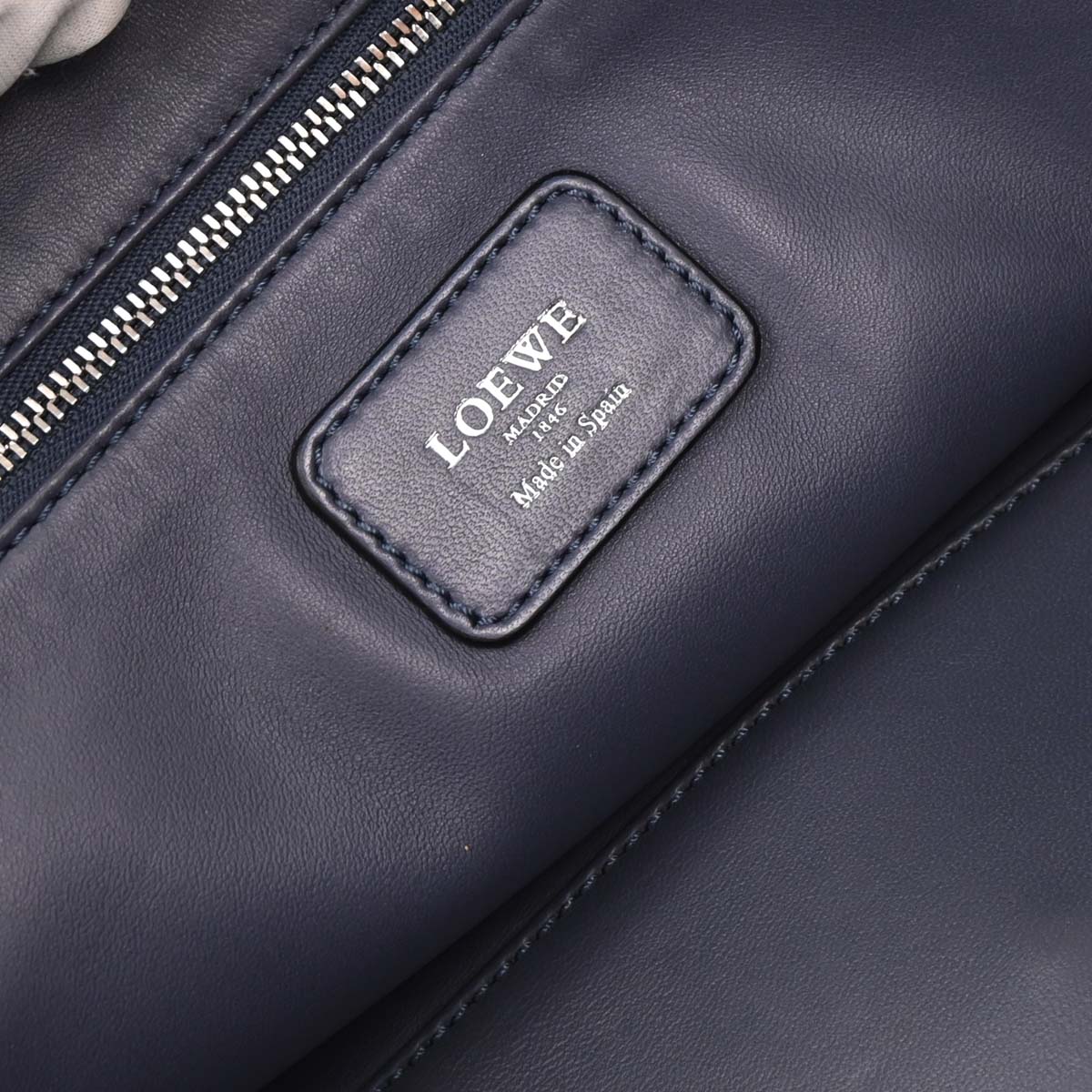 Loewe Blue Leather Amazona 36 Handbag - Image 9