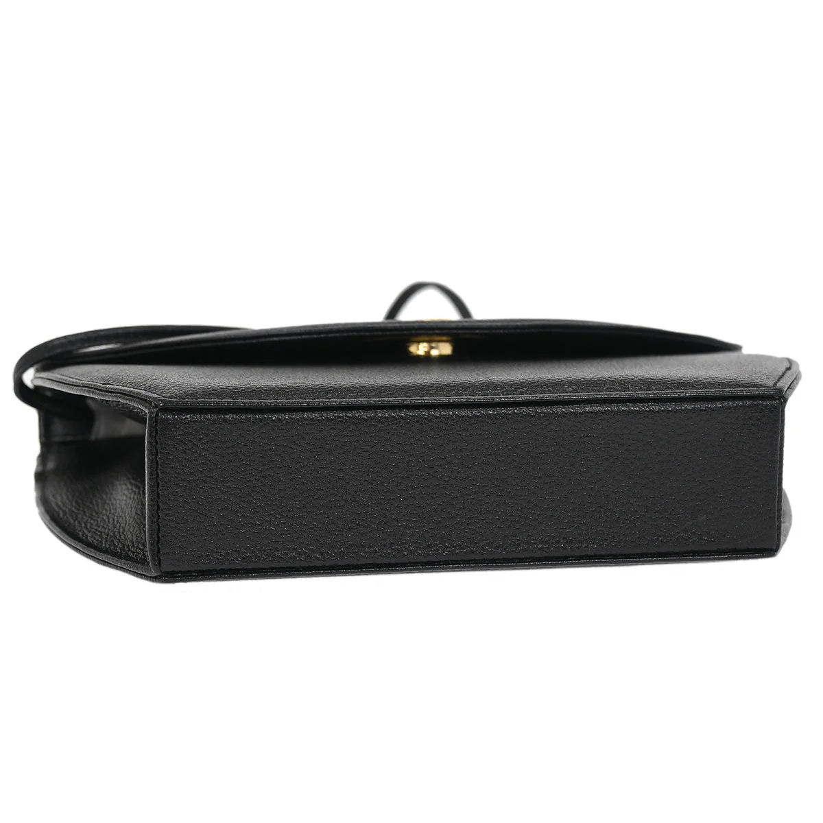 Yves Saint Laurent Black Leather Shoulder Bag - Image 3