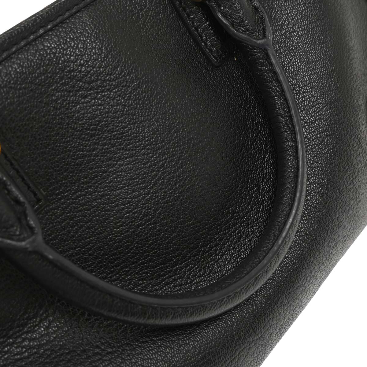 Loewe Black Leather Amazona 28 Handbag - Image 4