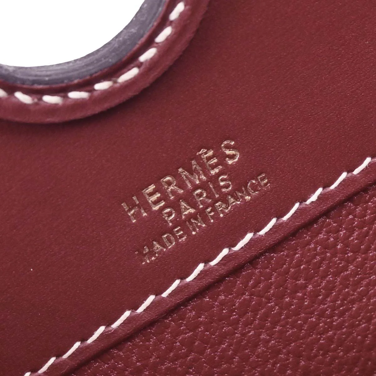 Hermes Rouge H Chamonix Dalvy 30 MM Handbag - Image 9
