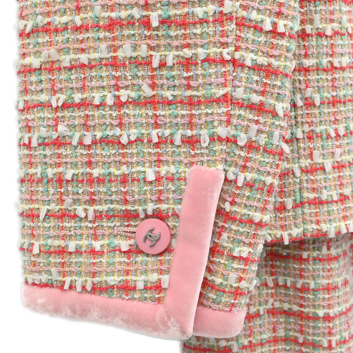 Chanel Setup Suit Jacket Skirt Pink #40 - Image 3