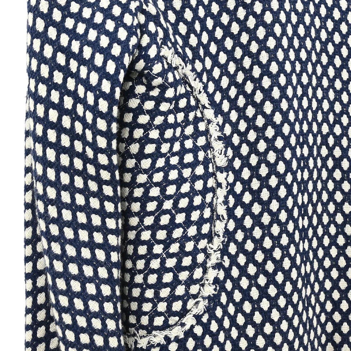 Chanel Single Breasted Jacket Navy #38 - Image 3
