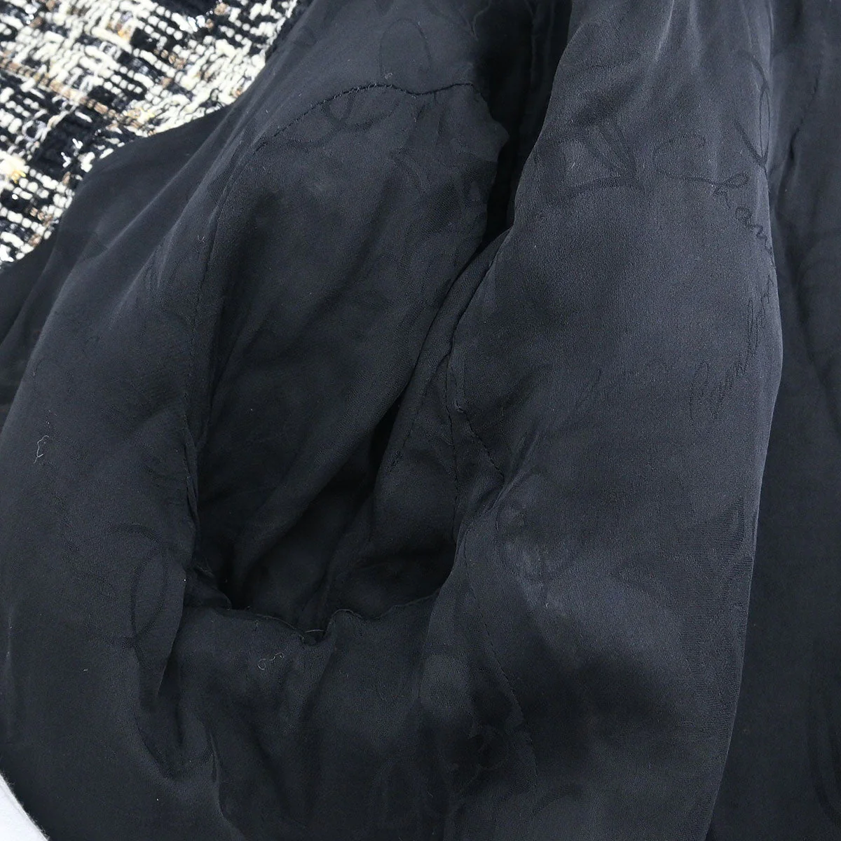 Chanel Single Breasted Jacket Black #38 - Image 7
