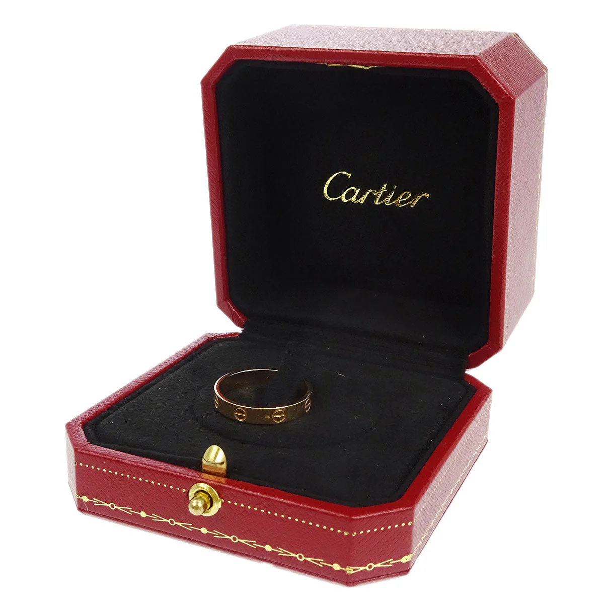 Cartier Mini Love Ring Au750 #58 - Image 2