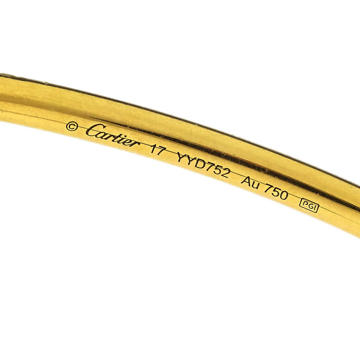 Cartier Juste Un Clou Bracelet #17 Small Model Au750 - Image 4