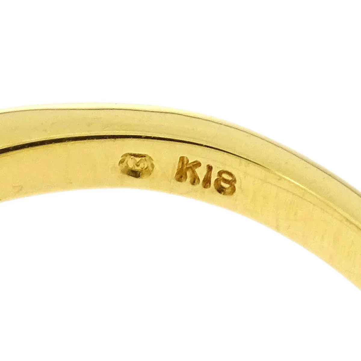 Mikimoto Ring 18K Genuine Pearl Diamond Gold #52 - Image 4
