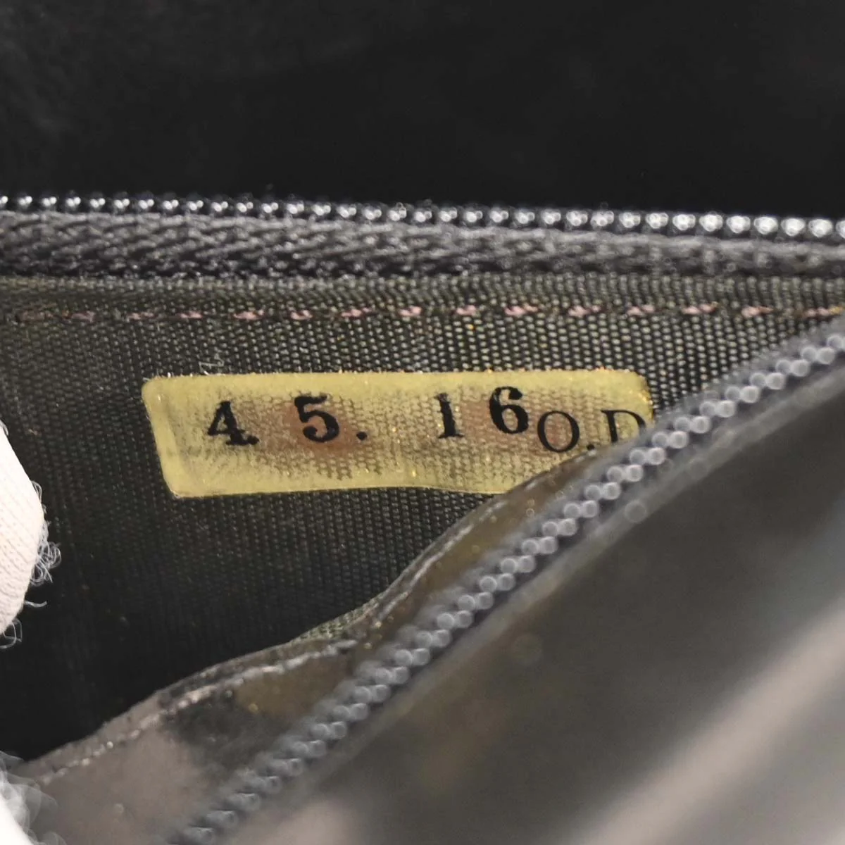 Chanel 1991-1994 * Black Lizard Mini Classic Square Flap Shoulder Bag - Image 9