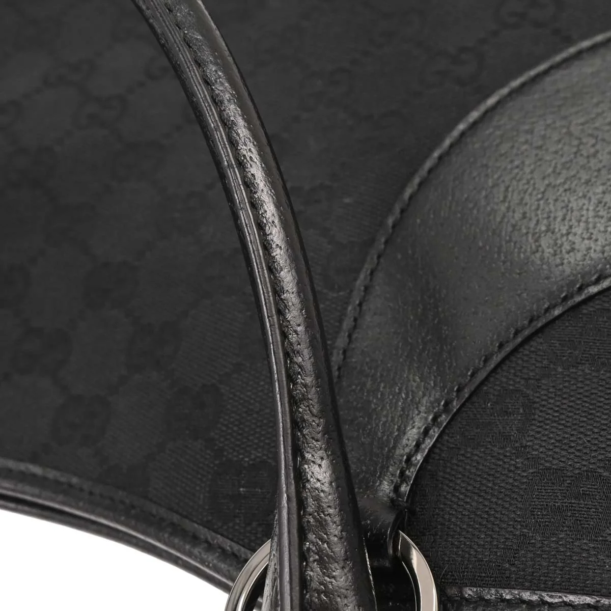 Gucci Black Canvas GG Tote Handbag - Image 6