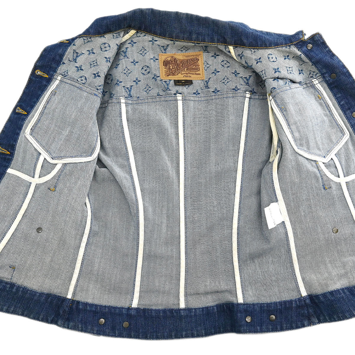 Louis Vuitton 2006 Denim Jacket Blue #36 - Image 10