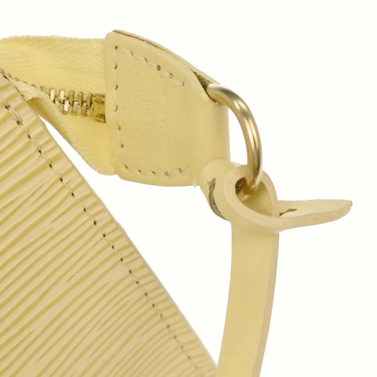 Louis Vuitton White Epi Pochette Accessoires 24 Handbag M5294A - Image 12