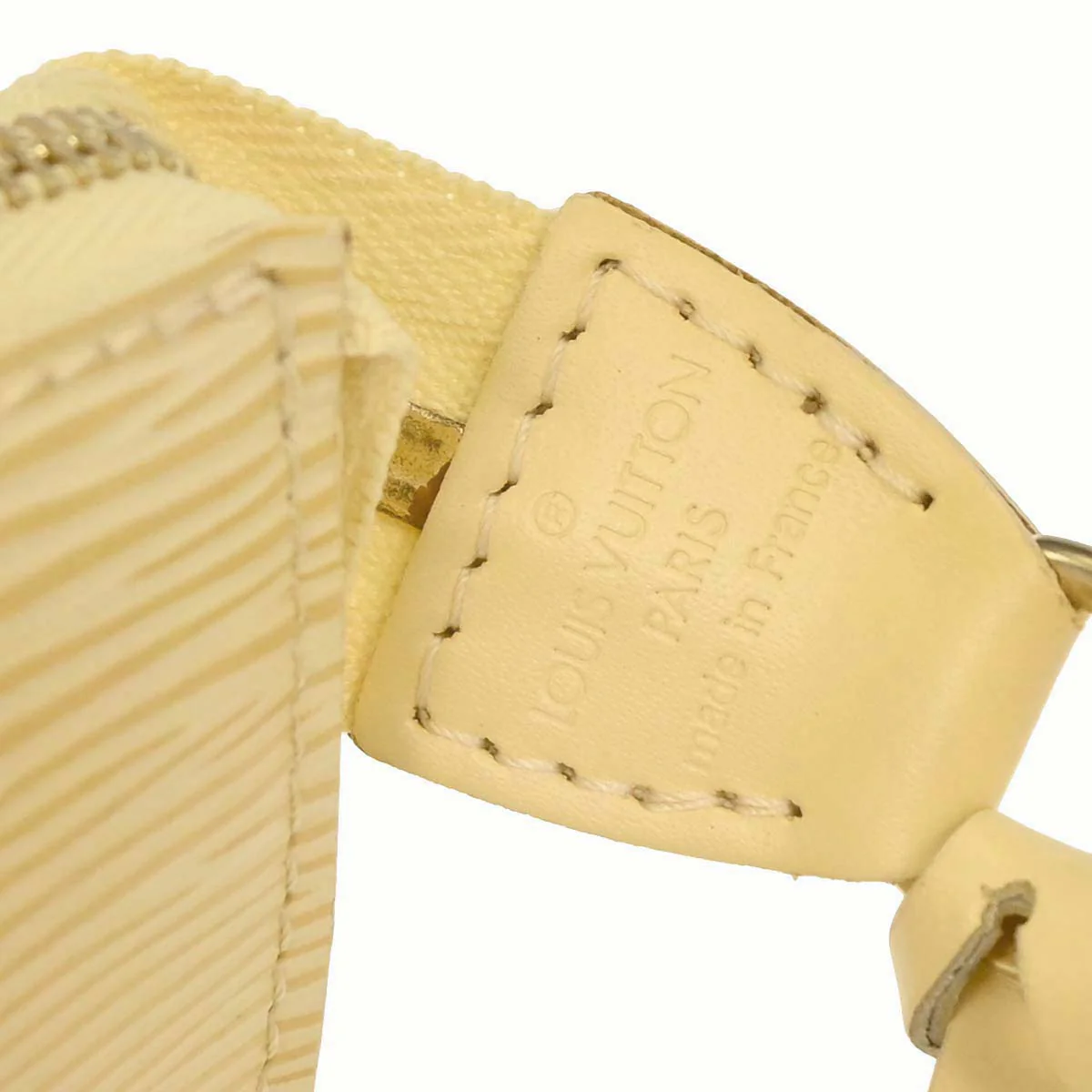 Louis Vuitton White Epi Pochette Accessoires 24 Handbag M5294A - Image 13