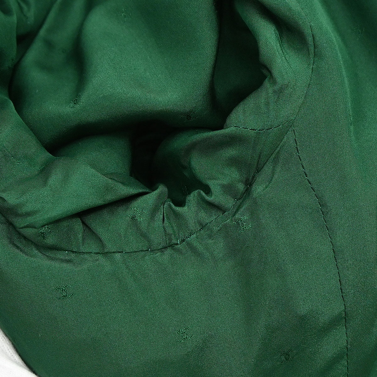 Chanel 1993 Setup Suit Jacket Skirt Green Navy #40 - Image 10