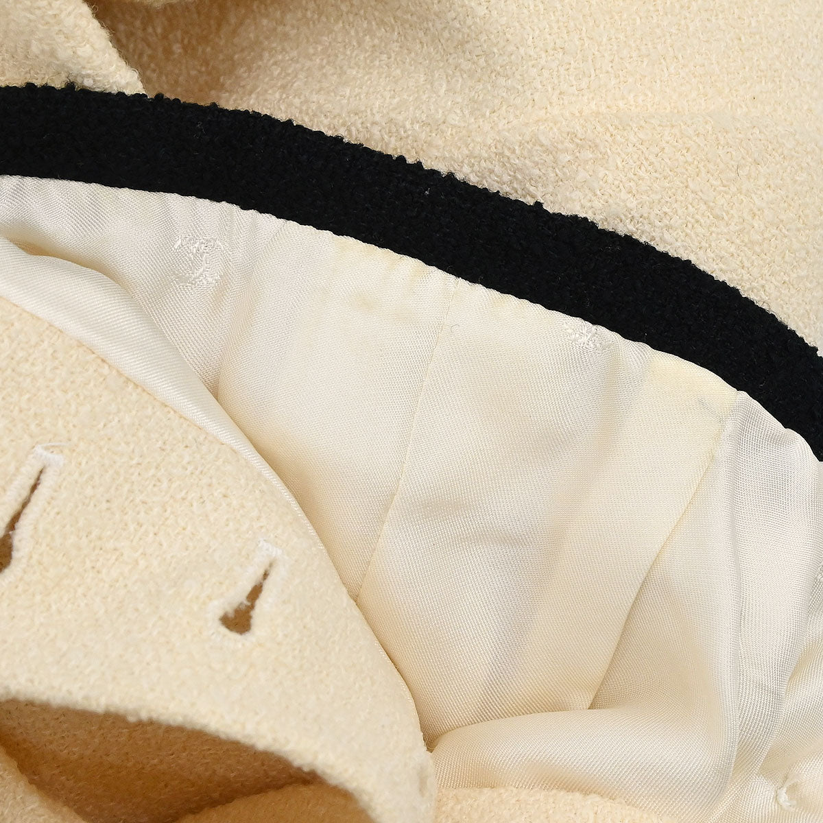 Chanel 1996 Single Breasted Jacket Ivory #42 - Image 10