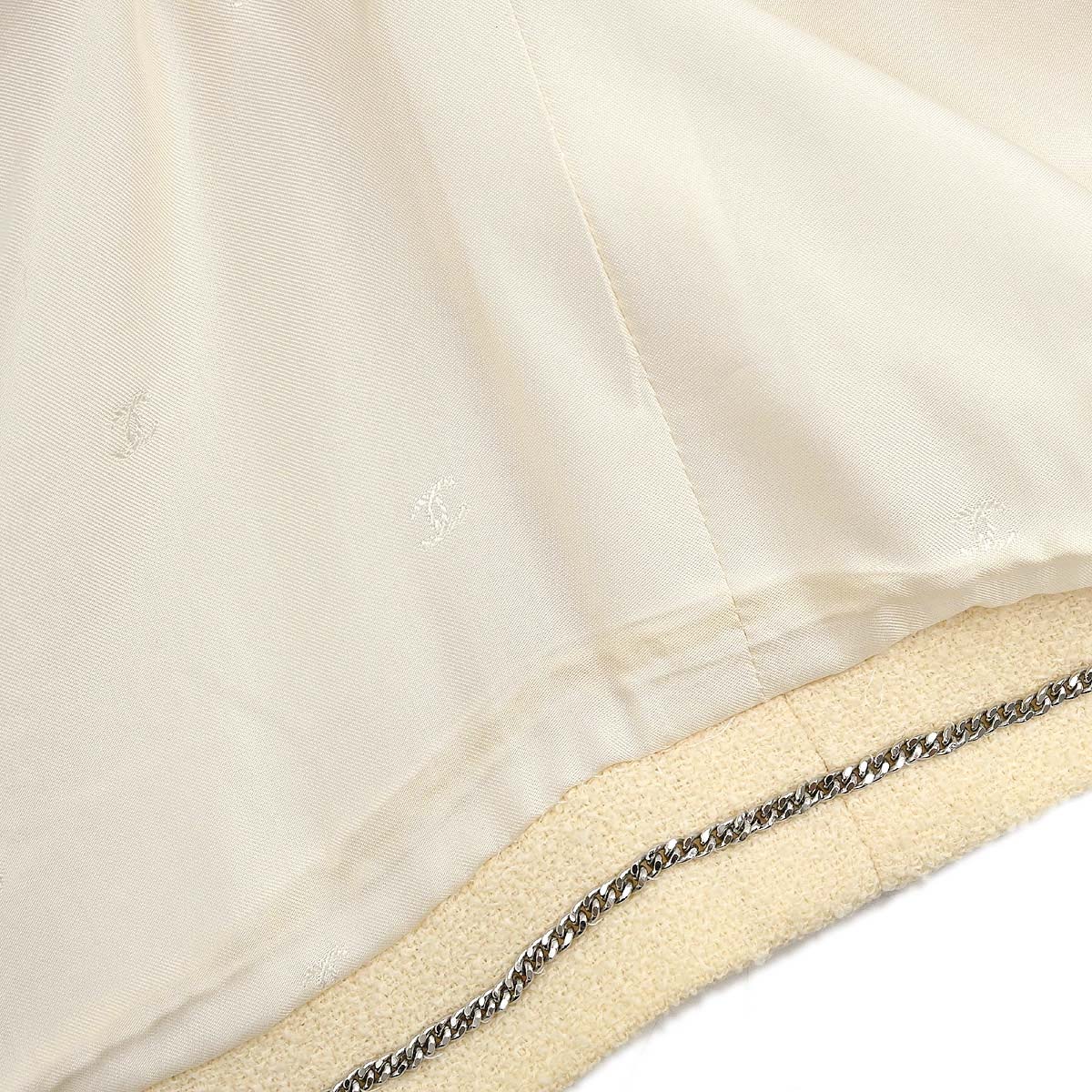 Chanel 1996 Single Breasted Jacket Ivory #42 - Image 14