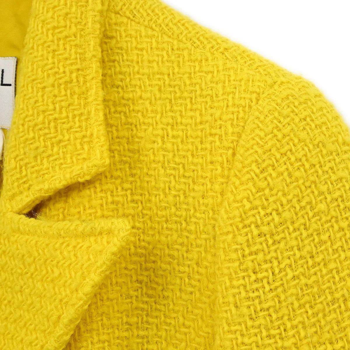 Chanel 1996 Double Breasted Jacket Yellow #38 - Image 6