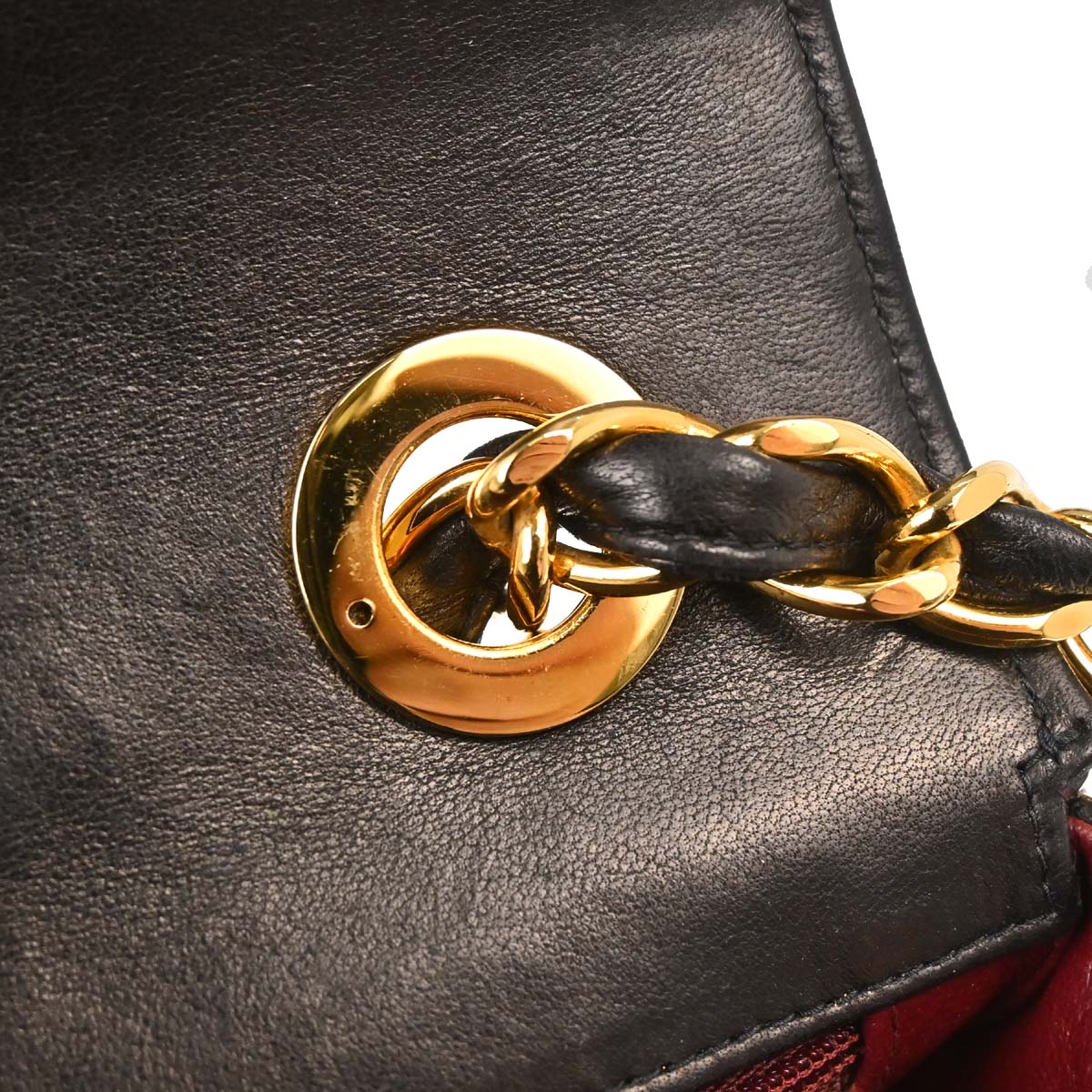 Chanel Black Lambskin Straight Flap Shoulder Bag - Image 17